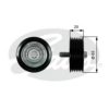 MERCE 2782020219 Deflection/Guide Pulley, v-ribbed belt